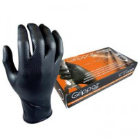 HANDSCHOEN M-SAFE 246BK NITRIL GRIPPAZ ZWART 9/L DOOS á 50ST