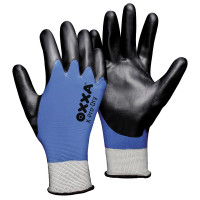 HANDSCHOEN OXXA X-PRO-DRY ZWART/BLAUW MAAT 11