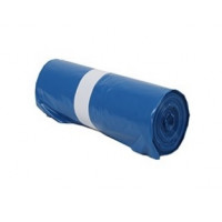 LPDE AFVALZAK 65/25X140- T70 BLAUW ROL á 10 STUKS