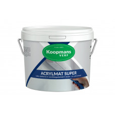 KOOPMANS ACRYLMAT SUPER 1 LTR WIT