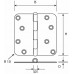 SCHARNIER LOSSE PEN 76X76 ZWART RC