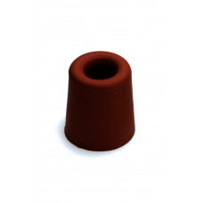 DEURBUFFER ROND 30X24 RUBBER ROOD