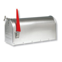 BRIEVENBUS USA MAILBOX ALUMINIUM 220X170X480MM