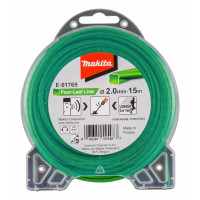 MAKITA KLAVERBLADVORMIG MAAIDRAAD 2,0X15 METER GROEN E-01769