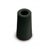 DEURBUFFER RUBBER ZWART Ø39X59MM