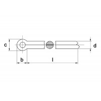 SPLITPEN DIN 94 A2 5 X 80