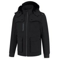 WINTER SOFTSHELL JACK REWEAR BLACK XL