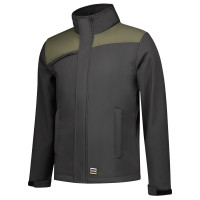 JAS SOFTSHELL TRICORP 402021 MAAT XL DONKERGRIJS/ARMY