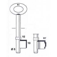 DOP KLAVIERSLEUTEL CARAVAN/BORST R7