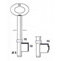 DOP KLAVIERSLEUTEL CARAVAN/BORST R9