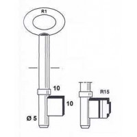 DOP KLAVIERSLEUTEL CARAVAN/BORST R15