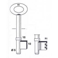 DOP KLAVIERSLEUTEL CARAVAN/BORST R1