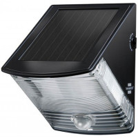 LED-ZONNECELLAMP BUITENLAMP VOOR WANDMONTAGE SOL 04 PLUS IP44 MET INFRAROOD BEWEG