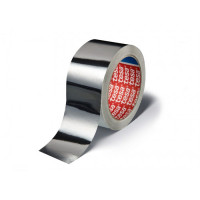 ALUMINIUM TAPE STRONG, 50UM, LINER,50MX50MM 50 50 SILVER GRAY TESA 63652