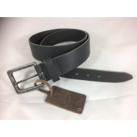 LEDEREN RIEM. 4 CM BREED. TIMBELT 421 ZWART 105CM