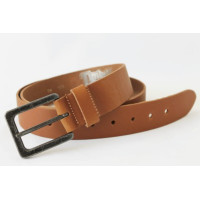 LEDEREN RIEM. 4 CM BREED. TIMBELT 421 COGNAC 105CM