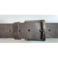 LEDEREN RIEM. TIMBELT VEGAS 418 GRIJS 95CM