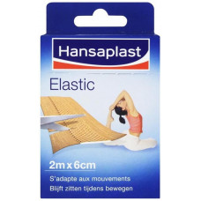 HANSAPLAST PLEISTER ELASTISCH 2MTR X 6CM