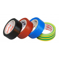 ISOLATIEBAND TAPE 4 KLEUREN ASSORTIMENT 15MM X 4.5 METER