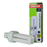 SPAARLAMP OSRAM DULUX D 10W / 827 G24D1 2-PINS