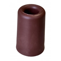 DEURBUFFER ROND 39X59 RUBBER BRUIN