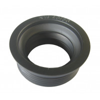 RUBBER SOK VERLOOP 50-40MM ZWART [T356499]