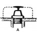 AFSLUITSTOP 1/2" MESSING MET AFDEKKAP VERCHROOMD