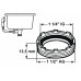 REDUCTIERING + RUBBERRING SPOELBAK 1 1/4"BINNEN - 1 1/2"BUITEN GRIJS