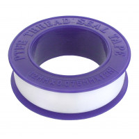 TEFLON TAPE 12X0.075MMX12MTR VOOR WATER