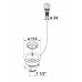 AFVOERPLUG SPOELBAK DRAAISTOP 1 1/2" RVS/KUNSTSTOF GRIJS