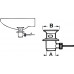 AFVOERPLUG VOOR WASTAFEL + TREKSTANG 1 1/4" MESSING/MAT VERCHROOMD