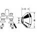 ROZET VOOR S-KOPPELING 3/4" 65X25MM VERCHROOMD PER 2 STUKS