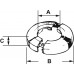 SCHARNIERROZET MESSING/VERCHROOMD