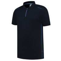 POLOSHIRT ACCENT NAVYROYALBLUE L