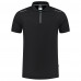 POLOSHIRT ACCENT ZWART/GRIJS