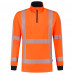 ZIP SWEATER RWS REVISIBLE FLUORORANGE