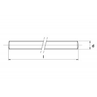 DRAADSTANG DIN 975 8.8 THERMISCH VERZINKT M16 X 1 METER