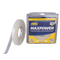 MAX POWER TRANSPARENT BEVESTIGINGSTAPE - 19MM X 16,5M