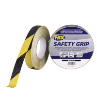 ANTI-SLIP TAPE - ZWART/GEEL 25MM X 18M