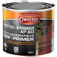 OWATROL RUSTOL ANTIROEST PRIMER/VERF AP.60 MAT GRIJS 0,5LTR