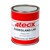 LAKVERF ZIJDEGLANS RAL 9010 WIT 750GR. 4TECX